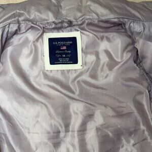 U.S. Polo Assn Blush Pink Quilted Vest Womens Medium